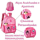Mochila De Costas Luluca Infantil Rosa Colorida Games Youtube Grande Escolar Espaçosa Feminina Megalomania