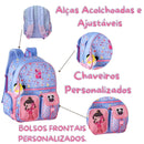 Mochila De Costas Luluca Infantil Rosa Colorida Games Youtube Grande Escolar Espaçosa Feminina Megalomania