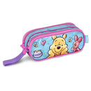 Estojo Duplo Ursinho Pooh Infantil Colorido Escolar Fun Unissex Cem Lápis Resistente Personalizado Durável Grande Megalomania