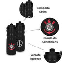 Garrafa Squeeze Corinthians Timão Brasileirão Bebida Frias Futebol Esporte Pai Presente Megalomania