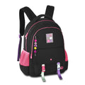 Mochila Costas Lilás Preto Rosa Luluca Chaveiro Escolar Juvenil Meninas Feminino Clio Megalomania