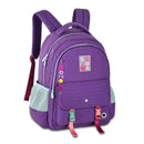 Mochila Costas Lilás Preto Rosa Luluca Chaveiro Escolar Juvenil Meninas Feminino Clio Megalomania