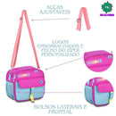 Kit Lancheira Térmica Luluca Estojo Box Escolar Juvenil Colorido Meninas Lápis Clio Megalomania