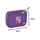 Kit Mochila Costas Luluca Lilás Estojo Box Juvenil Escolar Meninas Feminino Clio Megalomania