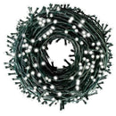 Pisca Pisca de Natal 127V com 100 Led Branco Fio Verde Luzes Iluminação Decorativa Piscante Cordão
