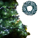 Pisca Pisca de Natal 127V com 100 Led Branco Fio Verde Luzes Iluminação Decorativa Piscante Cordão