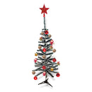 Enfeite de Natal Estrela Prata Dourado Brilho Vermelho Glitter Decorativa Árvore Tradição Encanto