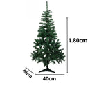 Árvore de natal Pinheiro Verde luxo 1,80m 400 Galhos Pinheiro Verde tradicional