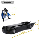 Brinquedo Carro Batmobile e Batman DC Comics Die Cast Metal Colecionável Jada