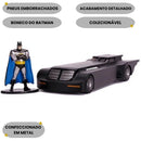Brinquedo Batmobile Batman Justice League DC Comics Geek Colecionável Metal Exclusivo Jada