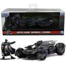 Brinquedo Carro Batman Batmobile DC Comics Justice League Colecionável Metal Geek Jada Exclusivo