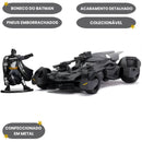 Brinquedo Carro Batman Batmobile DC Comics Justice League Colecionável Metal Geek Jada Exclusivo
