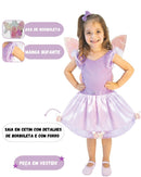 Fantasia Infantil Borboleta Lilas Menina Festa Criança Carnaval Jardim Butterfly Lilac.