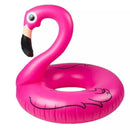 Boia Inflável Formato Flamingo 120cm x 120cm Piscina Verão Praia Adulto Infantil PVC Resistente Megalomania