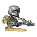 Boneco Funko POP Mandalorian On Speeder c Grogu 579 Star Wars Disney Série The Mandalorian Brinquedo Colecionável Presente Coleção Criança Aliexpress