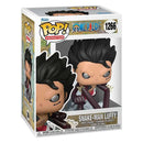 Boneco Funko POP Luffy Snake Man 1266 Anime One Piece Brinquedo Colecionável Presente Coleção Criança Megalomania