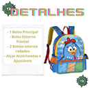 Kit Mochila Costas Bolsa Mala Galinha Pintadinha Lancheira Térmica Infantil Escolar Clio Megalomania