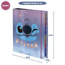 Fichário Caderno Argolado Colegial Stitch 80 Folhas Escolar Disney Capa Dura Ponto Criativo