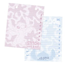 Refil Mini Fichário Stitch A6 2 Furos 80 Folhas Escolar Organização Volta Aulas Disney Ponto Criativo