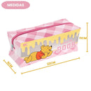 Estojo Simples Ursinho Pooh Juvenil Escolar Grande Feminino Ponto Criativo