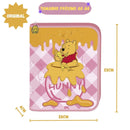 Fichário Caderno Argolado Ursinho POOH Zíper 48 Folhas Universitário A4 Escolar Disney
