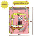 Caderno Argolado Mini Bob Esponja Escolar 80 folhas Anotações Nickelodeon Ponto Criativo