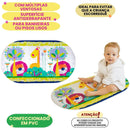 Tapete com Ventosa Para Banho Infantil Safari Bebê Maternidade Seguro Antiderrapante Firme Buba