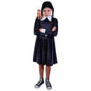 Fantasia Wandinha Halloween Mãozinha Vestido Festa Terror Família Addams