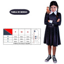 Fantasia Wandinha Halloween Mãozinha Vestido Festa Terror Família Addams