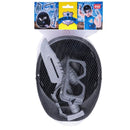 Kit Policial Capacete Algema Óculos Granada Faca Brinquedo Criança Menino Festa Fantasia