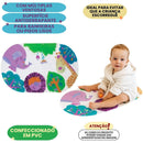 Tapete Com Ventosa Para Banho Bebê Maternidade Antiderrapante Seguro Infantil Antideslizante Buba