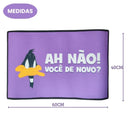 Tapete Capacho Looney Tunes Patolino Frase Ah Não Você de Novo Divertido Seguro Antiderrapante