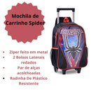 Mochila de Carrinho Dark Spider Mala Bolsa Infantil Masculino Clio Megalomania