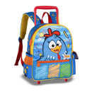 Mochila de Carrinho Galinha Pintadinha Mala Duas Al;as Bolsa Infantil Escolar Clio Megalomania