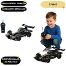 Brinquedo Carro Veículo de Ação Com Controle Remoto 3 Funções Infantil Criança DC Comics
