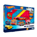Box de Atividade Hot Weels Jogo Colorir Pintar Carta Diversão Criança Brincadeira Presente