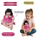 Brinquedo Boneca Bebe Reborn Barato Barata Baby Kiss Chora Fala Mamãe
