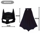 Brinquedo Mascara e Capa Batman Infantil DC Comics Festa Geek Super Herói Liga da Justiça