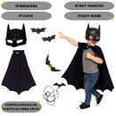 Kit Acessórios Batman Aventura Brinquedo Infantil Dc Comics Diversão Crianças Super Herói Liga Da Justiça