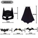 Kit Acessórios Batman Aventura Brinquedo Infantil Dc Comics Diversão Crianças Super Herói Liga Da Justiça