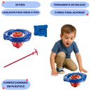 Brinquedo Pião De Batalha Superman Liga Da Justiça DC Comics Infantil Diversão Super Heróis Crianças Presente