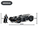 Brinquedo Carro Batomobile e Batman Justice League Dc Comics Jada Colecionável Metal Die Cast