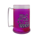 Caneca 300 ML Mini Gel Frase Mae Teu Colo Presente Mulher Especial Amor