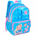 Mochila de Costas Alice no País das Maravilhas Menina Disney Escolar Volta as Aulas Infantil