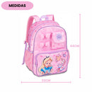 Mochila de Costas Alice no País das Maravilhas Menina Disney Escolar Volta as Aulas Infantil