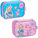 Estojo Box Alice no País das Maravilhas Escolar Volta as Aulas Infantil 100 Pens Disney Prático