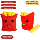 Almofada Batata Frita Grande 3D decoração presente conforto