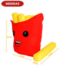 Almofada Batata Frita Grande 3D decoração presente conforto
