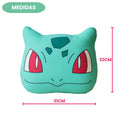 Almofada 3D Pokemon Bulbasauro Verde Colecionável Presente Cosplay Nerd Decoração Megalomania