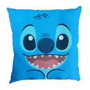 Almofada Quadrada Stitch Decorativa Amor Presente Dia dos Namorados Love Disney Ponto Criativo